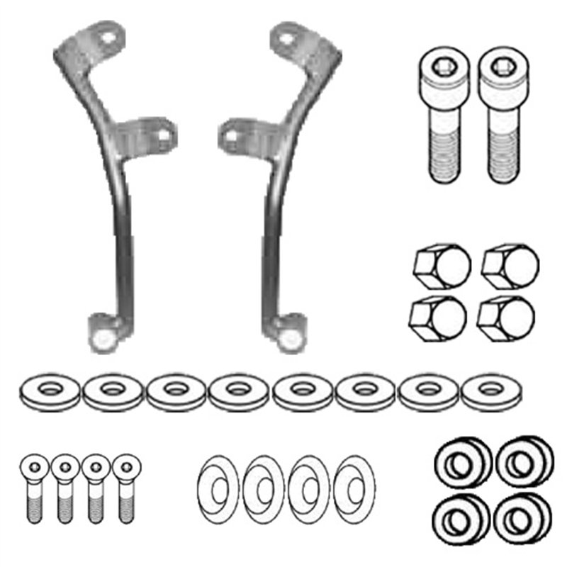 YAMAHA FZ6/FZ6 600 Fazer (04 06) ANCLAJES CÚPULA GIVI YAMAHA FZ6/FZ6 600 Fazer (04 06) ANCLAJES CÚPULA GIVI